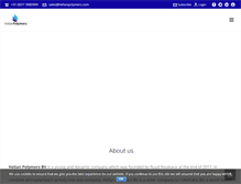 Tablet Screenshot of helianpolymers.com